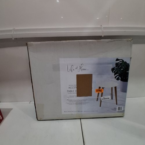 C-SHAPED ACCENT TABLE - 25" - BROWN/BLACK image 7