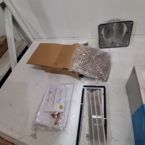 OVO UNDER CABINET RANGE HOOD VENT WITH 3-SPEED EXHAUST FAN - 30" - 700 CFM - STAINLESS (MODEL: OV-1013) image 3