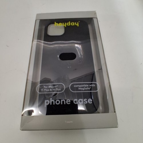 HEYDAY MAGSAFE SILICONE PHONE CASE FOR IPHONE 14 PLUS/15 PLUS - BLACK image 3