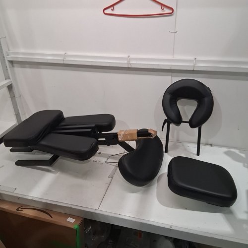 MASTER MASSAGE APOLLO PORTABLE MASSAGE CHAIR - 19" X 29" X 50" - BLACK - (MODEL: 46485P) image 2