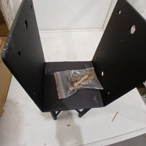 6PK VIODEX HEAVY DUTY U-SHAPED FENCE POST HOLDER BRACKET - 5.7" - BLACK (MODEL: 6 X 6UMZDZ-B-6A) image 8