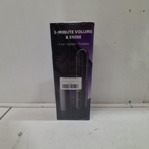 VEGANOVA CORDLESS HAIR STRAIGHTENING BRUSH - BLACK/PINK image 3