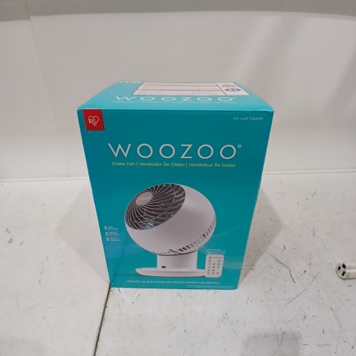 IRIS WOOZOO 5-SPEED OSCILLATING GLOBE FAN - 82FT RANGE - WHITE (MODEL: PCF-SC15T-CT/2354207) image 6