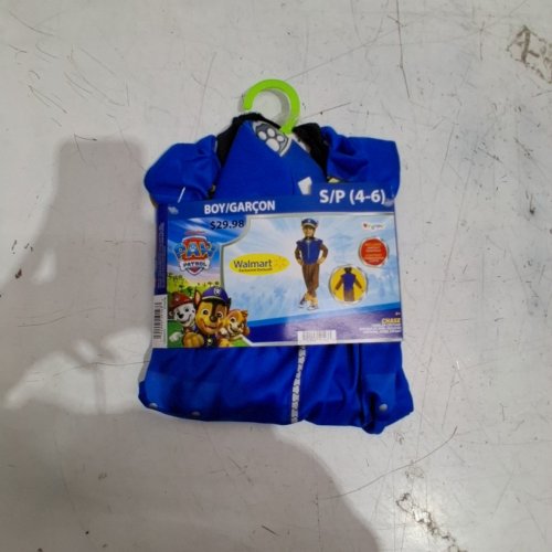 2PC KID'S DISGUISE PAW PATROL CHASE COSTUME - SMALL (4-6) - BROWN/BLUE (MODEL: 119979M) image 2