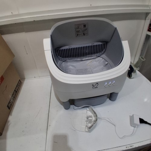CITYLIFE OPEN TOP AUTOMATIC LITTERBOX - 27.5LBS MAX - GREY/WHITE (MODEL: PE096W1) image 3