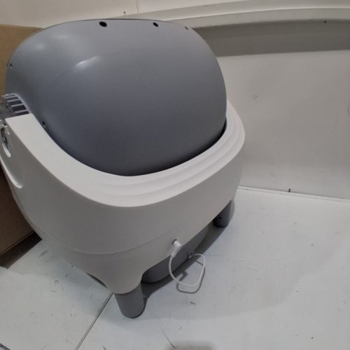 CITYLIFE OPEN TOP AUTOMATIC LITTERBOX - 27.5LBS MAX - GREY/WHITE (MODEL: PE096W1) image 6