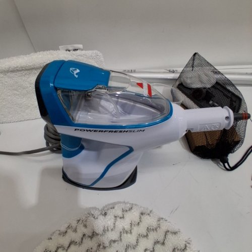 BISSELL 3-IN-1 POWERFRESH SLIM STEAM MOP CLEANER WITH ACCESSORIES TOOLS - BLUE/WHITE - (MODEL: 2075B) image 5