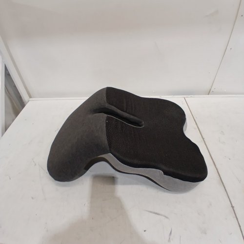 PALASHOP ORTHOPEDIC CUSHIOON SEAT WITH LUMBAR SUPPORT - 17.3" X 16.5" X 12.5" - GREY image 5