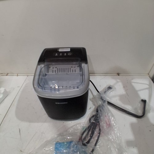 EUHOMY COUNTERTOP ICE MAKER - MAKES 26LBS/DAY - BLACK (MODEL: IM-06D) image 4