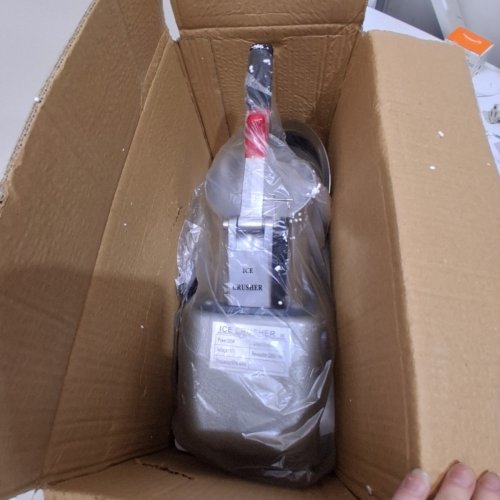 ELECTRIC COUNTERTOP ICE CRUSHER - 300W - SILVER image 2