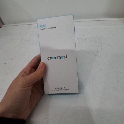 CHARMAST4-IN-1 PORTABLE COMPACT POWERBANK - WITH BUILT-IN USB-A USB-C/ LIGHTNINGMICRO USB CABLES - 10,000MAH- LED BATTERY DISPLAY - BLUE (MODEL: W1148) image 4