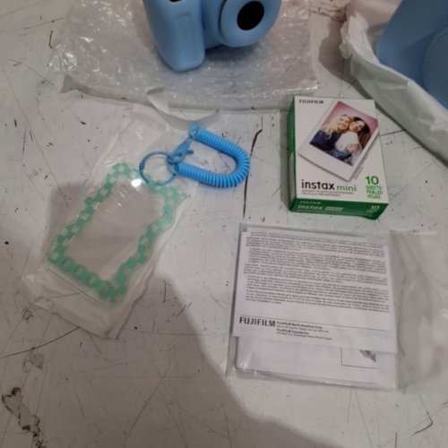 4PC FUJIFILM INSTAXMINI SE INSTANT CAMERA BUNDLE - BLUE (MODEL : 74101950717) image 4