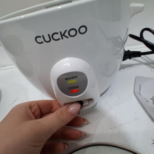 CUCKOO ONE TOUCH RICE COOKER AND STEAMER - 3 CUP - WHITE (MODEL: CR-0301C) image 2