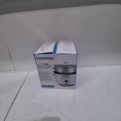CUCKOO ONE TOUCH RICE COOKER AND STEAMER - 3 CUP - WHITE (MODEL: CR-0301C) image 4