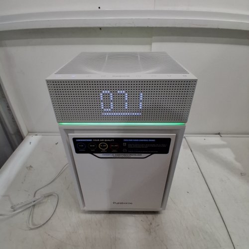 PUREBORNE AIR PURIFIER WITH LED LIGHT - 3600FT - OFF WHITE (MODEL: PB6866) image 2