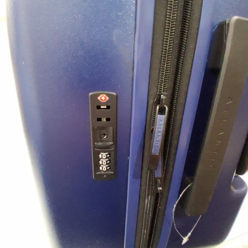 ATLANTIC TRANSMARINE HARDSIDE LUGGAGE BAG WITH 8-SPINNER WHEELS AND TSA LOCK - 30" - MIDNIGHT BLUE (MODEL: AL11578) image 7
