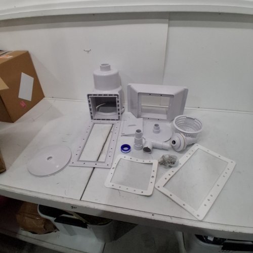 HYDROTOOLS COMPLETE WIDEMOUTH THRU-WALL SKIMMER - 14" X 7.5" - WHITE - (MODEL:8939) image 2
