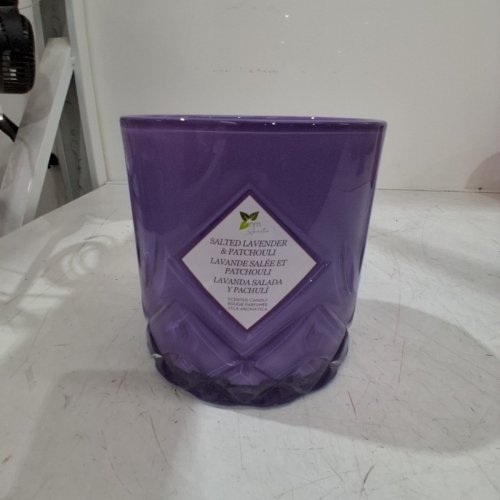 NATURE'S MARK SCENTED CANDLE - SALTED LAVENDER & PATCHOULI - 1.58 KG (56 OZ.) - PURPLE (MODEL: 1901834) image 2