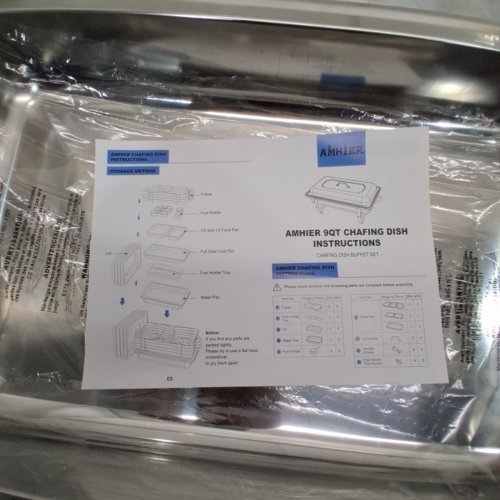 4PC AMHIER CHAFING DISH BUFFET CATERING SET (MODEL: FXY4) image 4