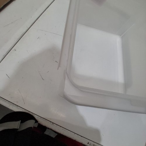 PLASTIC STORAGE BIN WITH LID - 5L - CLEAR image 3