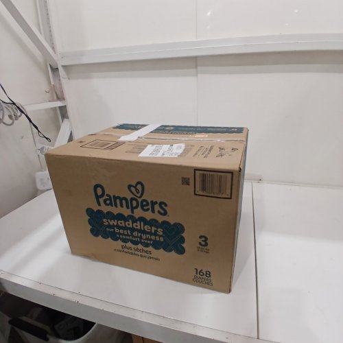 168PK PAMPERS SWADDLERS DISPOSABLE DIAPERS - SIZE 3 (13-26LBS) image 2