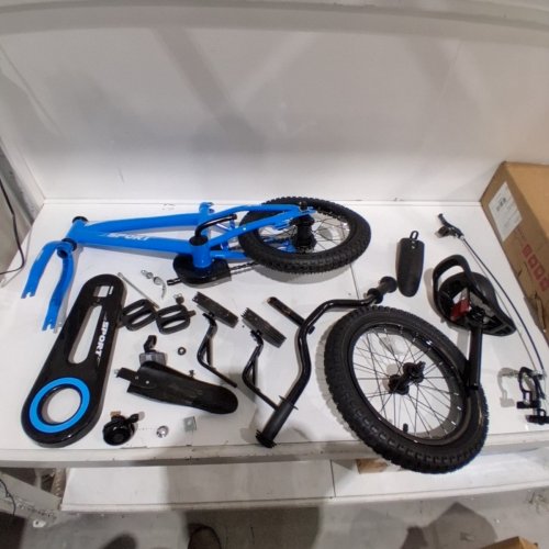 KIDS NAIPO 14" BIKE WITH TRAINING WHEELS - BLUE - (MODEL: KB-WY014) image 2