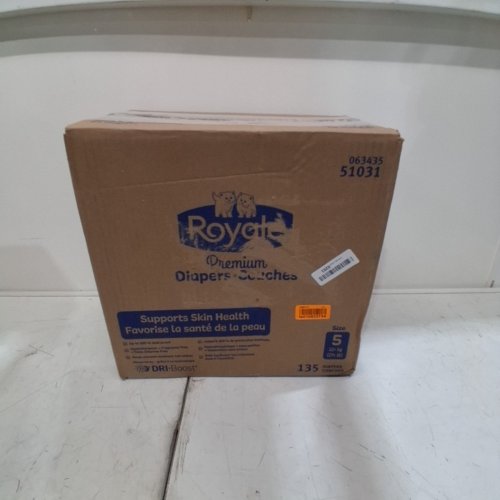 135PK ROYALE PREMIUM DISPOSABLE BABY DIAPERS - SIZE 5 (MODEL: 51031) image 3