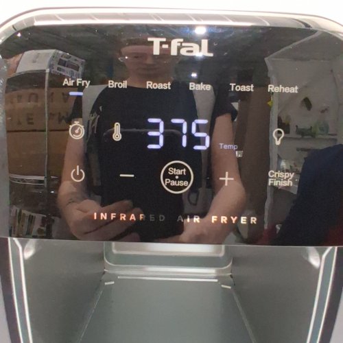 T-FAL INFRARED AIR FRYER - 6L - BLACK (MODEL: EY8228U0/LFUS01-M) image 2