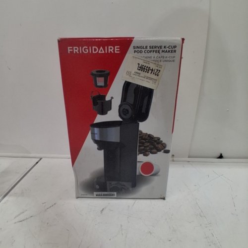 FRIGIDAIRE SINGLE SERVE COFFEE MAKER - 6-12OZ CUPS - BLACK (MODEL: ECMK103) image 5