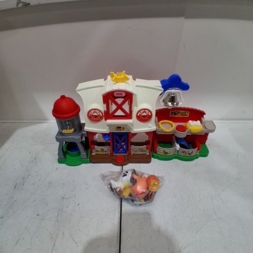 FISHER-PRICE LITTLE PEOPLE CARING FOR ANIMALS FARM CHILDRENS TOY, TEACHES COUNTING, OPPOSITES, ANIMAL SOUNDS, COLOURS image 2