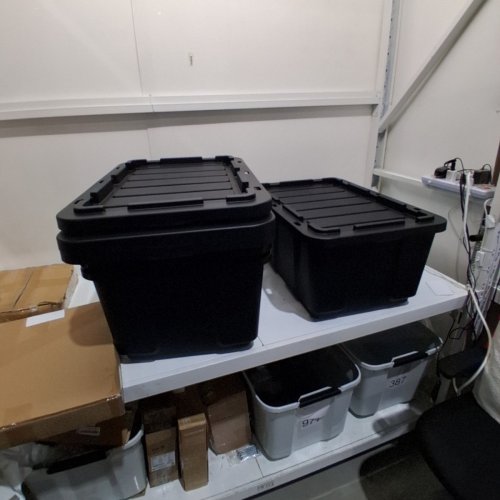 4PK IRIS USA HEAVY DUTY MULTIPURPOSE UTILITY CONTAINERS - 108 QT - BLACK (MODEL:UTB-27) image 3