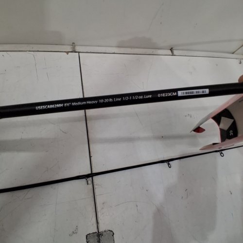 UGLY STIK ELITE SPINNING FISHING ROD - 8FT 6" - 10-20LBS - BLACK (MODEL: USESCA862MH) image 2