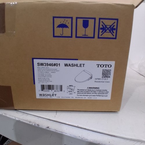 TOTO WASHLET S2 ELECTRONIC BIDET TOILET SEAT WITH INSTANTANEOUS WATER HEATING - ELONGATED - WHITE (MODEL: SW3946#01) image 2