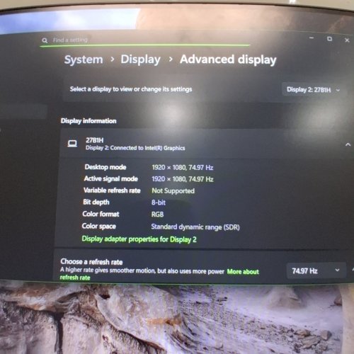 SKYWORTH FHD LED-BACKLIT LCD MONITOR - 27" - BLACK (MODEL: 2781H) image 2