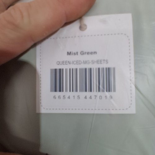 HUSH ICED BAMBOO COOLING SHEET SET - QUEEN - MIST GREEN (MODEL: 9777016) image 2