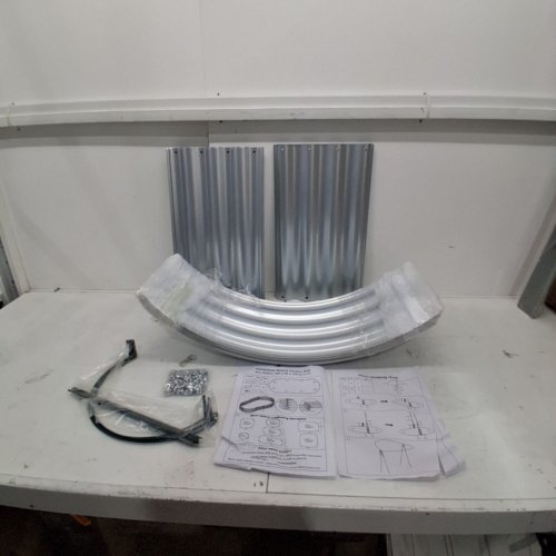 2PK RAISED GALVANIZED GARDEN BEDS WITH PLANT STANDS - 70.86" X 35.43" X 11.41" - SILVER image 2