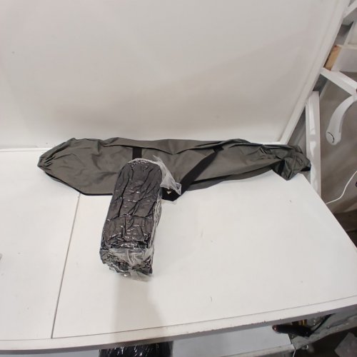 OVERMONT EXTRA WIDE PORTABLE CAMPING COT - 28" X 75" X 14" - BLACK image 3