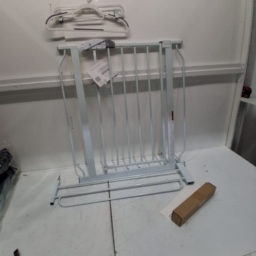 REGALO EXTRA WIDE WALK THROUGH BABY GATE - 56" - WHITE image 2