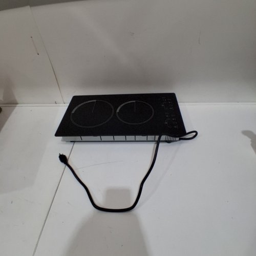 ELECTRIC STOVE HOT PLATE FOR COUNTERTOP WITH 2 BURNERS - 12" X 21", 2000W - BLACK (MODEL: ND-GA19001) image 3