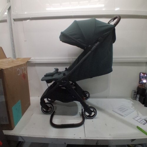 SILVER CROSS CLIC COMPACT TRAVEL STROLLER - 55LBS CAPACITY - CONIFER/GREEN (MODEL: ‎SX2334CF) image 2