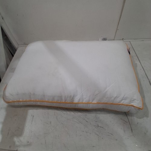 ARM & HAMMER SOFT JUST LIKE DOWN SLEEP PILLOW - 18" X 26" - WHITE/ORANGE image 2