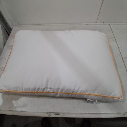 ARM & HAMMER SOFT JUST LIKE DOWN SLEEP PILLOW - 18" X 26" - WHITE/ORANGE image 3