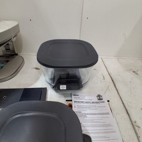 NINJA CRISPI PRO 6-IN-1 GLASS AIR FRYER - 2.5QT - BONE (MODEL: AS101CLG) image 4