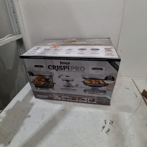 NINJA CRISPI PRO 6-IN-1 GLASS AIR FRYER - 2.5QT - BONE (MODEL: AS101CLG) image 7