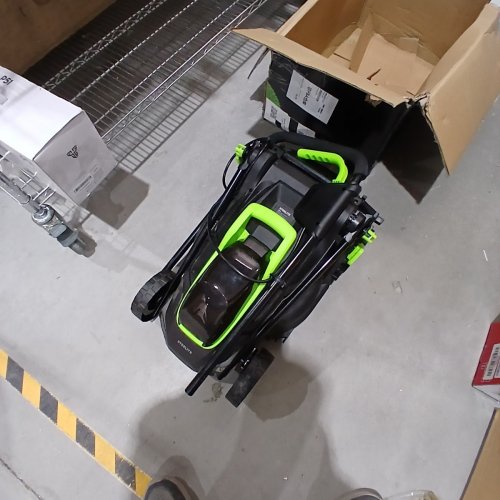 STEELITE CORDLESS ELECTRIC LAWN MOWER - 5-POSITION HEIGHT ADJUSTMENT WITH 8 GALLON GRASS BAG - BATTERY AND CHARGER INCLUDED - 13'' - 21V - ( MODEL: ‎DG500 ) image 4