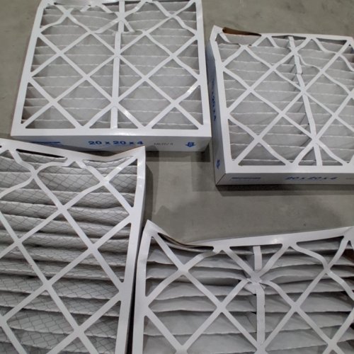 6PK AEROSTAR MERV 8 PLEADED FURNACE AIR FILTERS, 20" X 20" X 4" - WHITE (MODEL: AP80S.042020-6) image 4