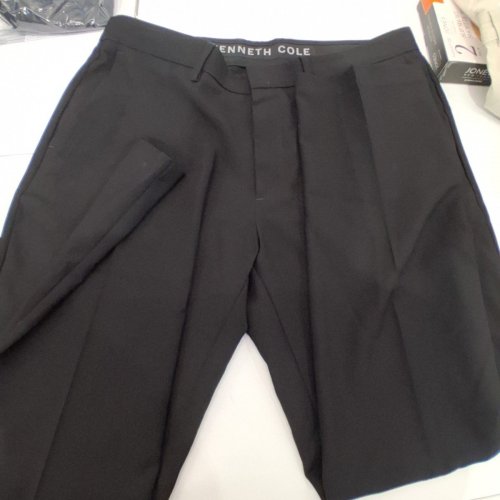 MEN'S KENNETH COLE TECHNI-COLE DRESS PANTS - 36W X 30L - BLACK (STYLE: 1797803) image 2