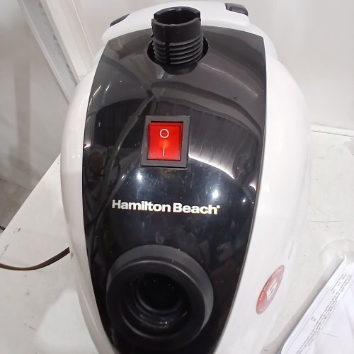 HAMILTON BEACH FULL-SIZE GARMENT STEAMER, 90 MINUTE STEAMING, 1500W - BLACK/WHITE (MODEL: 11552CR) image 2