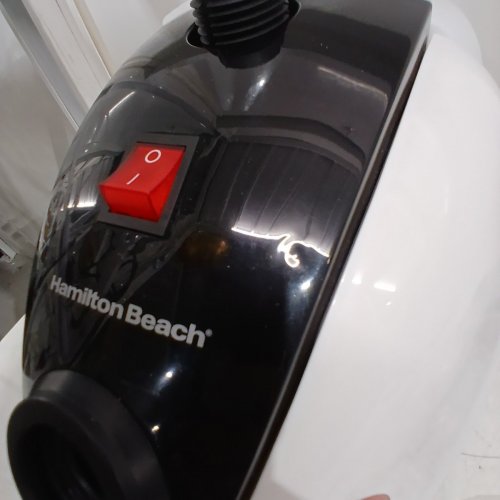 HAMILTON BEACH FULL-SIZE GARMENT STEAMER, 90 MINUTE STEAMING, 1500W - BLACK/WHITE (MODEL: 11552CR) image 4