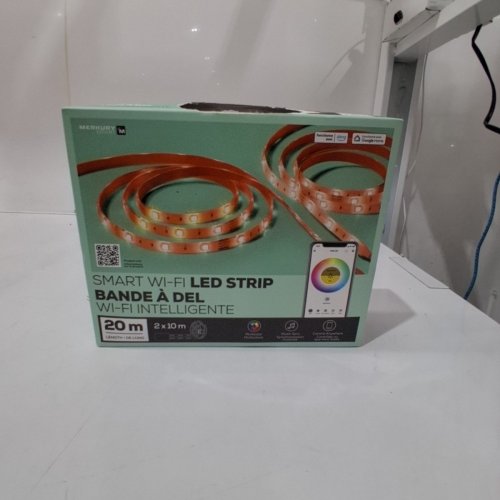 2PK MERKURY INNOVATIONS SMART WI-FI LED STRIP - 32.8FT EACH image 2